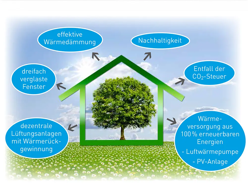 Darstellung Effizienhaus