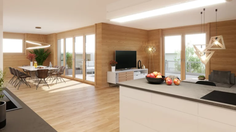 Innenvisualisierung Bauprojekt
