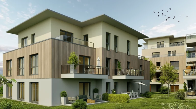 Visualisierung Bauprojekt
